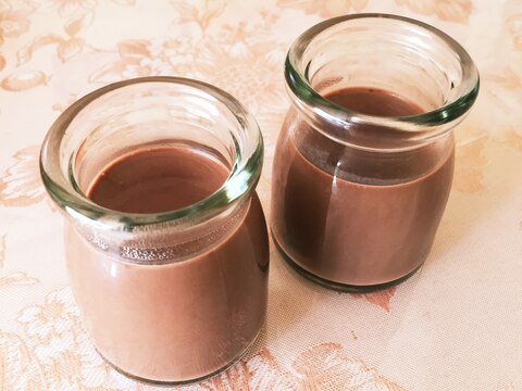 卵無し*簡単ココアプリン